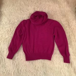 Magenta Angora Sweater